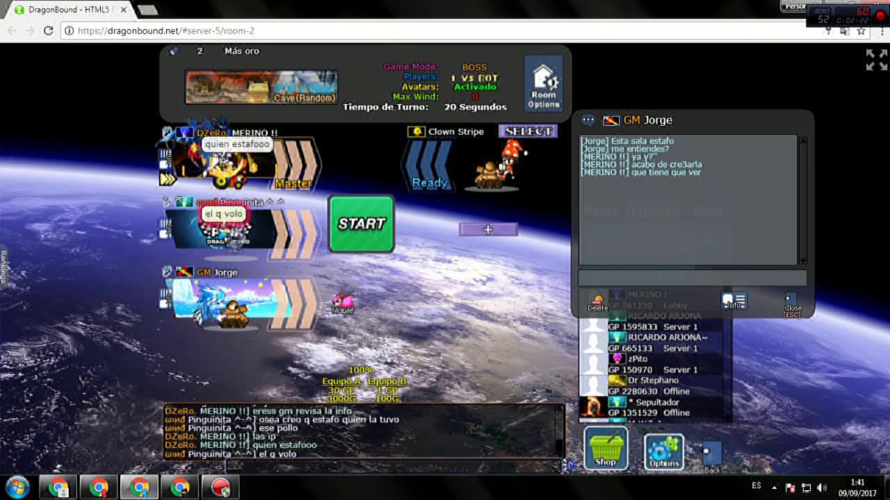 GMS Robando sala DESCARADAMENTE - Dragonbound