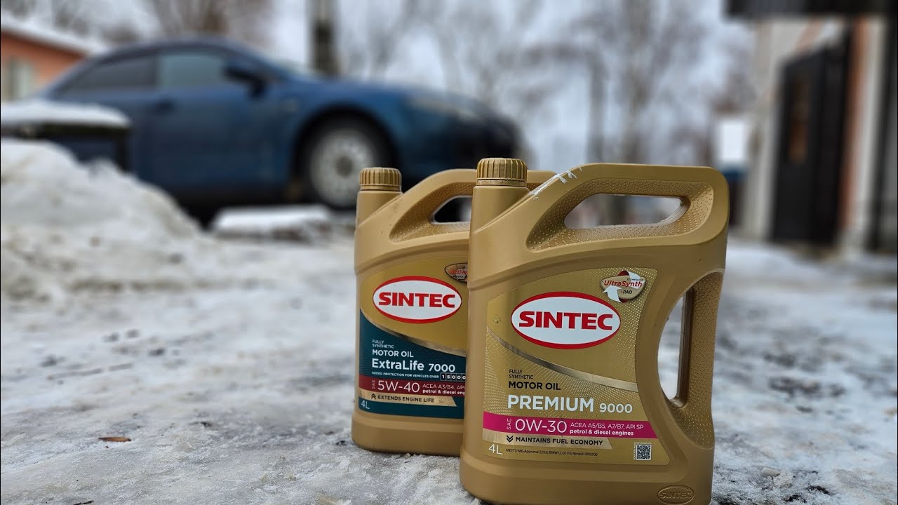 Масло Sintec премиум 9000 0w30.