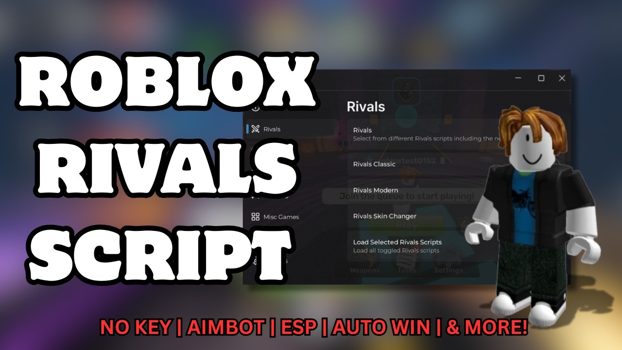 Roblox Rivals Script *No Key* - ESP, Aimbot, Auto Win, & More!