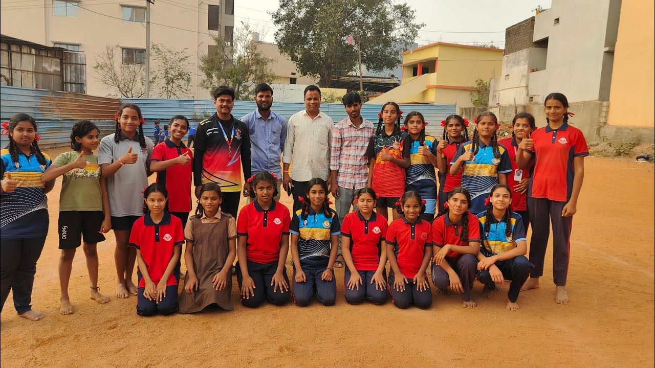  Kabaddi Girls Teams final Republic day sports meet in school 🏫