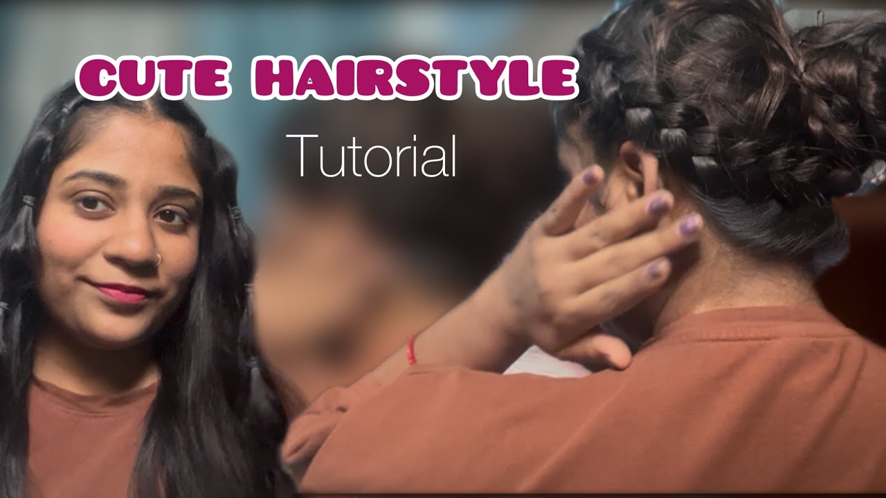 Cute hairstyle tutorial | #fashiontrends #yt #youtubeshorts #youtubevideos #fashion #hairstyle 