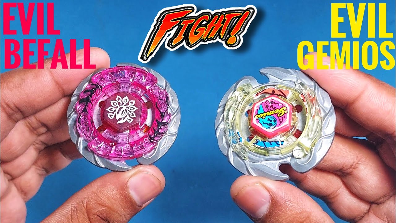 who is more evil ? - Evil Befall vs Evil Gemios - beyblade battle