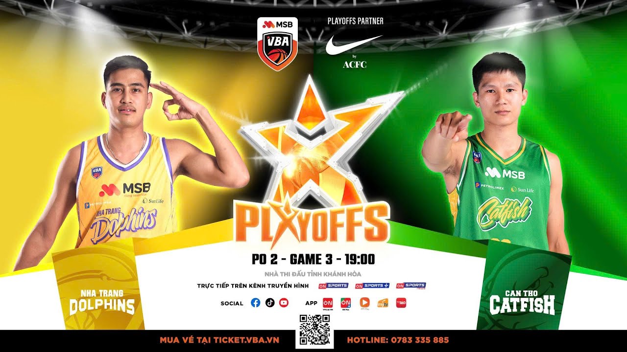 [BÌNH LUẬN VUI VẺ] VBA STAR X - PO 2 - GAME 3: Nha Trang Dolphins VS Cantho Catfish