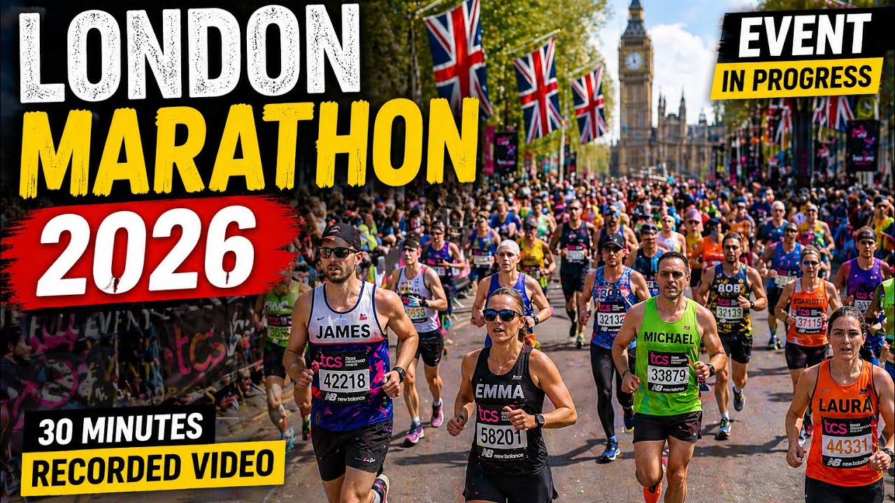 London Marathon 2026 🇬🇧 Full Atmosphere | Runners, Crowd Street Energy in London #LondonLifeExplorer