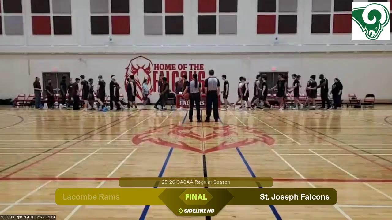 Lacombe Rams @ St. Joseph Falcons (2026.01.29)