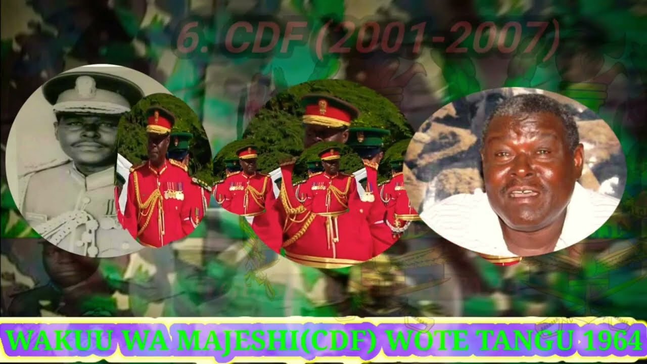 WAKUU WA MAJESHI/CDF WOTE TANGU KUANZISHWA KWA JWTZ/TPDF 1964 NA HISTORIA ZAO FUPI