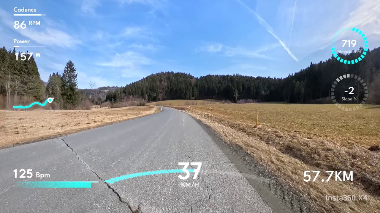 Gravel-Bike Ausfahrt März 2025 - Innerteuchen - Ossiacher Tauern - 118 km mit über 1600 Höhenmetern