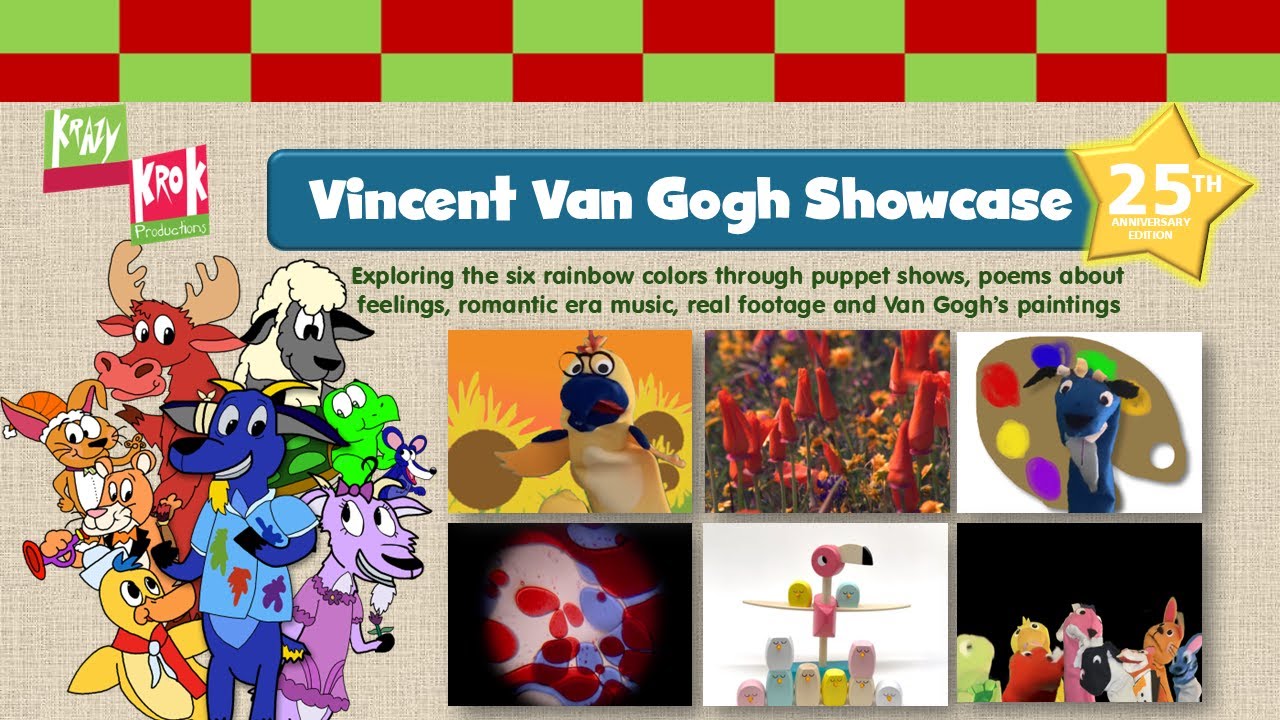 Krazy Krok Productions - Vincent Van Gogh Gallery - Special Edition (2025) | Learn Colors With Art