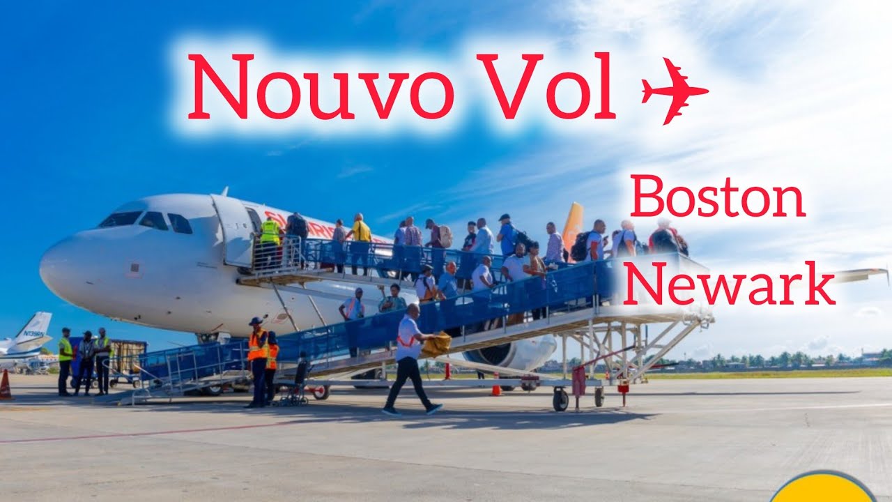 Innauguration Vol✈️ Boston ,Newark...pou Mars kap vini an
