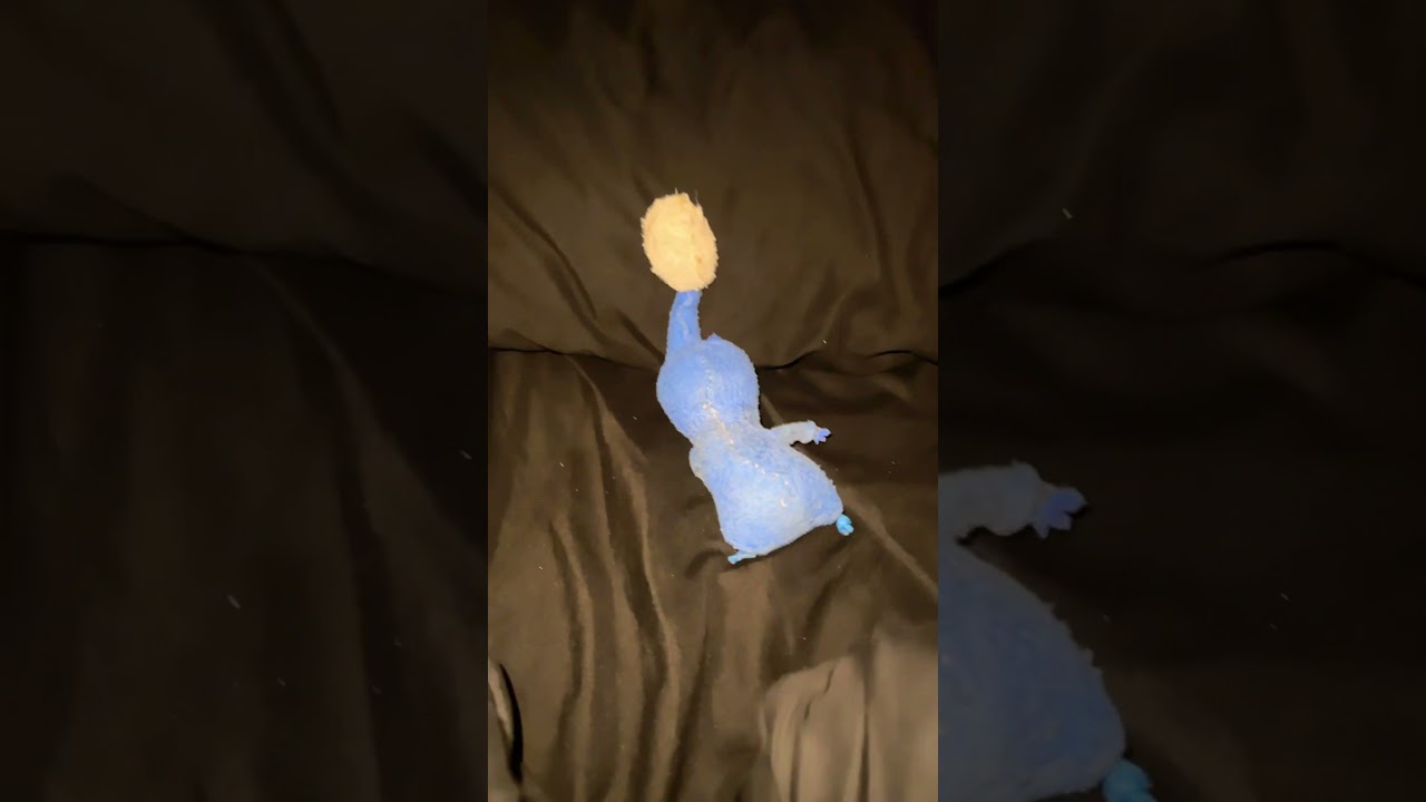When Jen won&rsquo;t leave Blue Pikmin alone&hellip; #bluepikmin #wingedpikmin  #bulbmin #bpgang #short