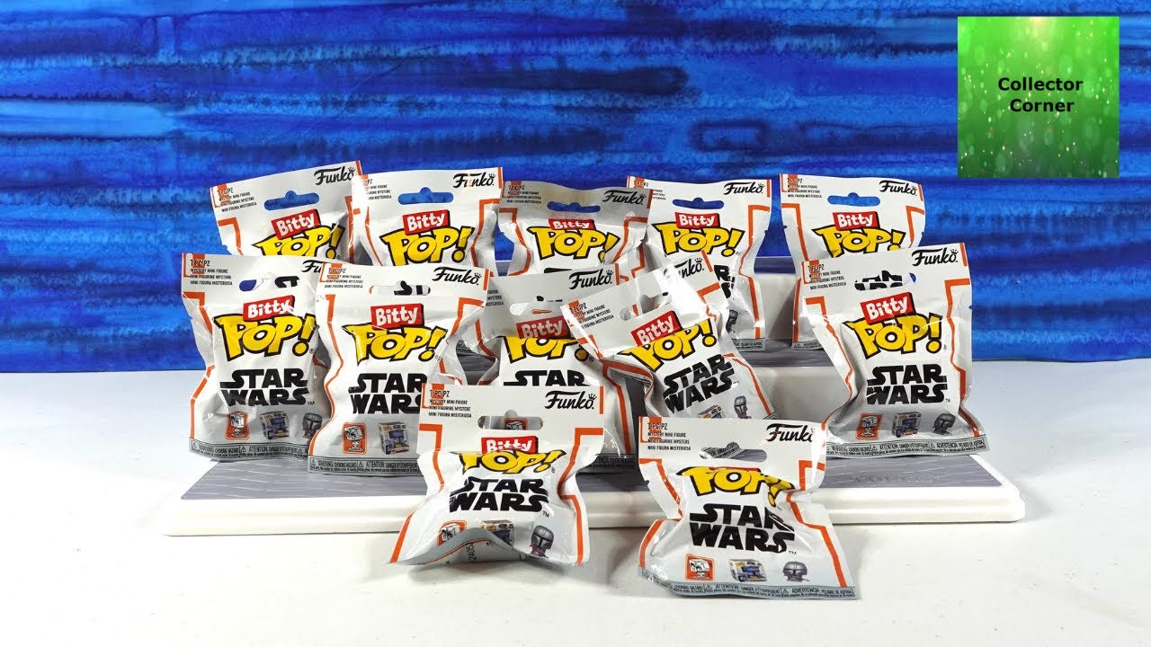 Star Wars Funko Bitty Pop Mandalorian Blind Bag FIgure Opening