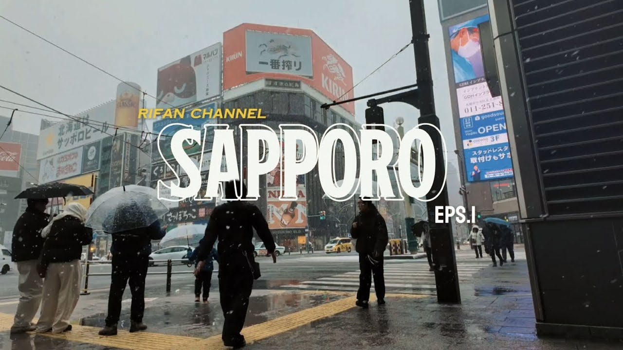 Pertama kali ke sapporo! Bingung mau kemana | sapporo vlog part 1