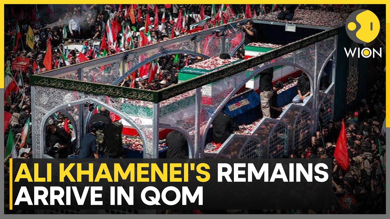 Ali Khamenei Funeral: Millions Gather On Streets Of Tehran | WION World News