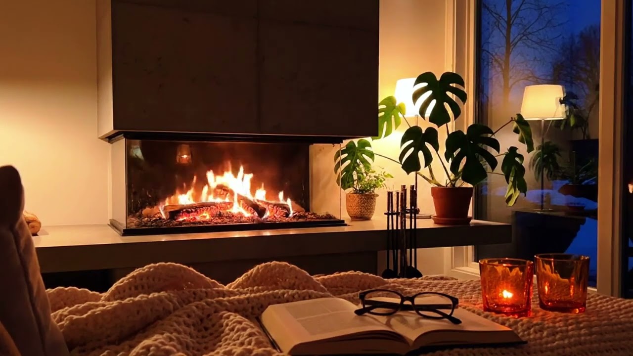 Most Searched Relaxing Music 2026 🎹 Soft Piano + Campfire Sounds for Insomnia & Anxiety