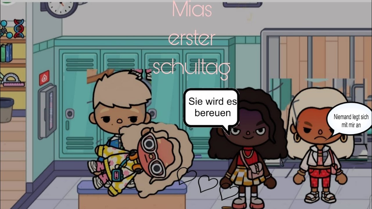 Mia's Erster  Schultag nach den Sommerferien part 1