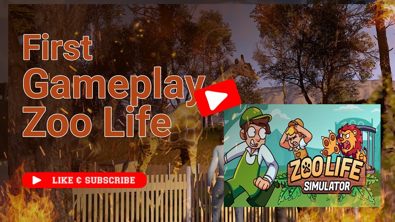 Running My Own Zoo?! 🦁🌿 | Zoo Life Simulator &mdash; First Look Gameplay