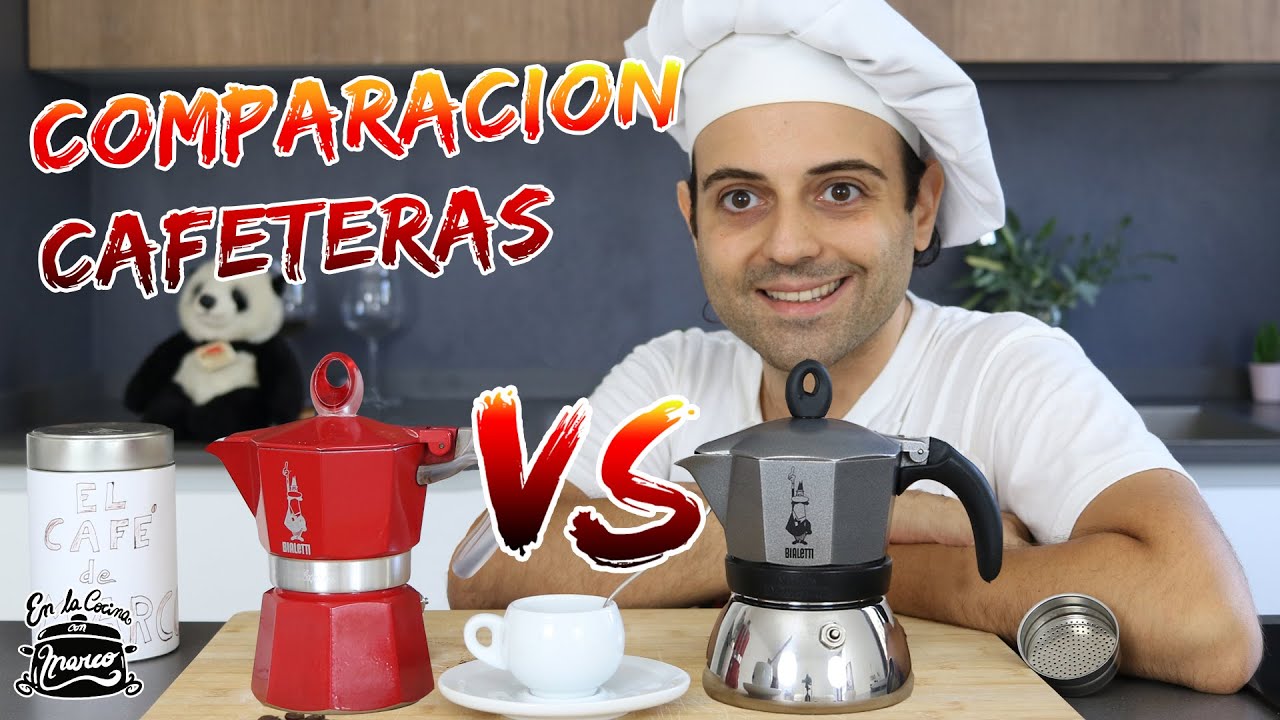 Moka Bialetti inducción VS moka bialetti express clásica ☕ Cual es la mejor cafetera italiana? 🇮🇹