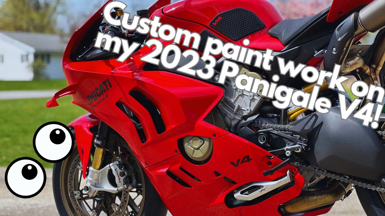 Every Panigale Needs MORE RED ; 2023 Panigale V4 Custom Paint Work
