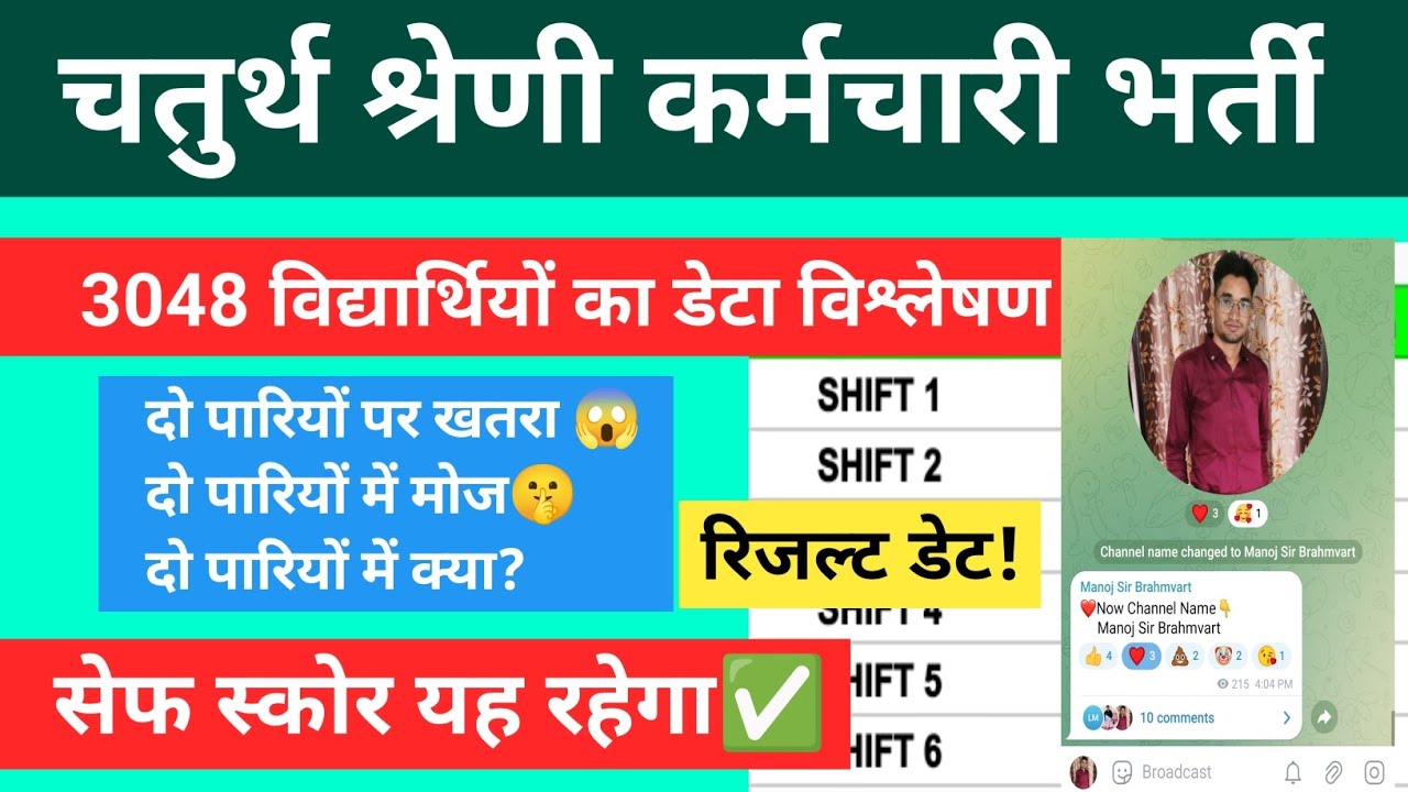 4th Grade 3048 Data Analysis | 4th Grade Cut Off 2025 | 4th Grade Result Date | चतुर्थ श्रेणी 2025