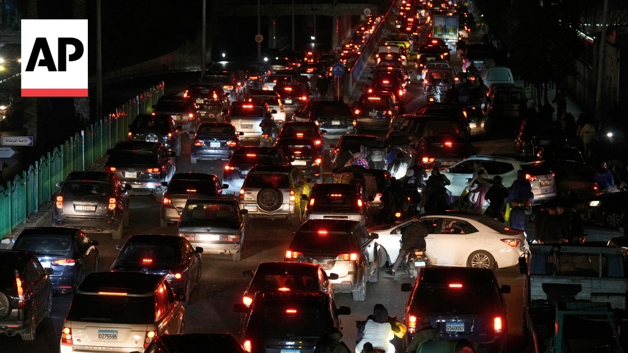 People flee Beirut suburbs after Israel strikes Lebanon