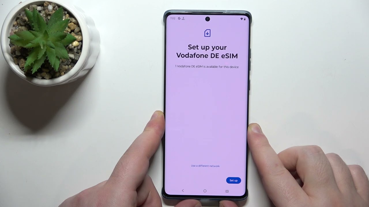 Как добавить eSIM на Motorola Edge 50 Fusion