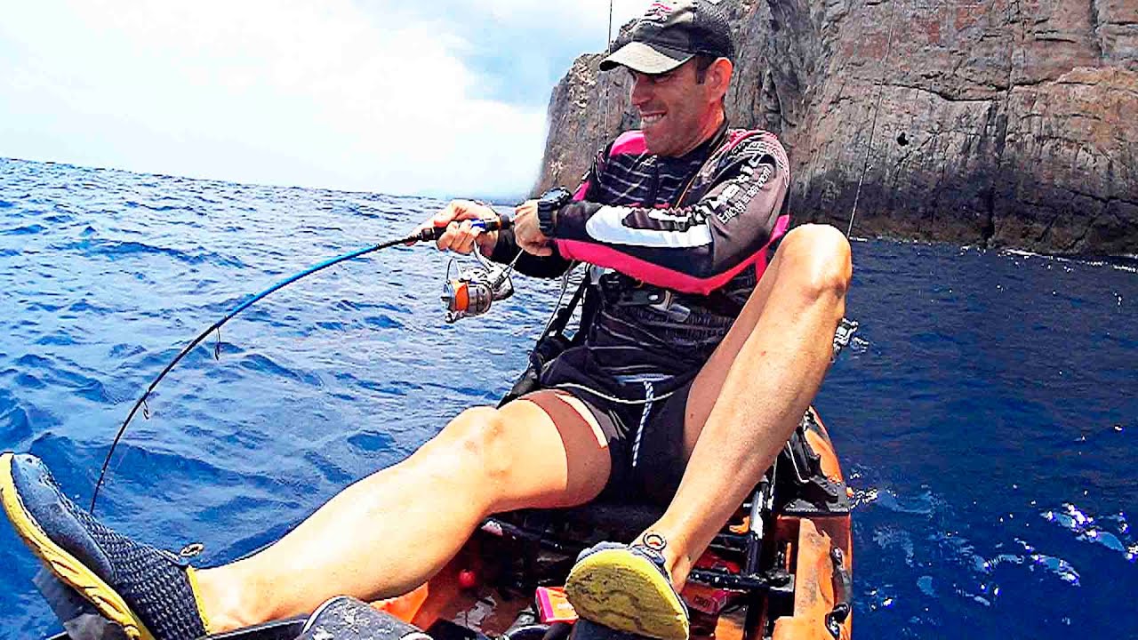 ¡¡NO ES POSIBLE LO QUE ME PASO ESTE DÍA!! [Casi una película tú...] Pesca en KAYAK al vivo