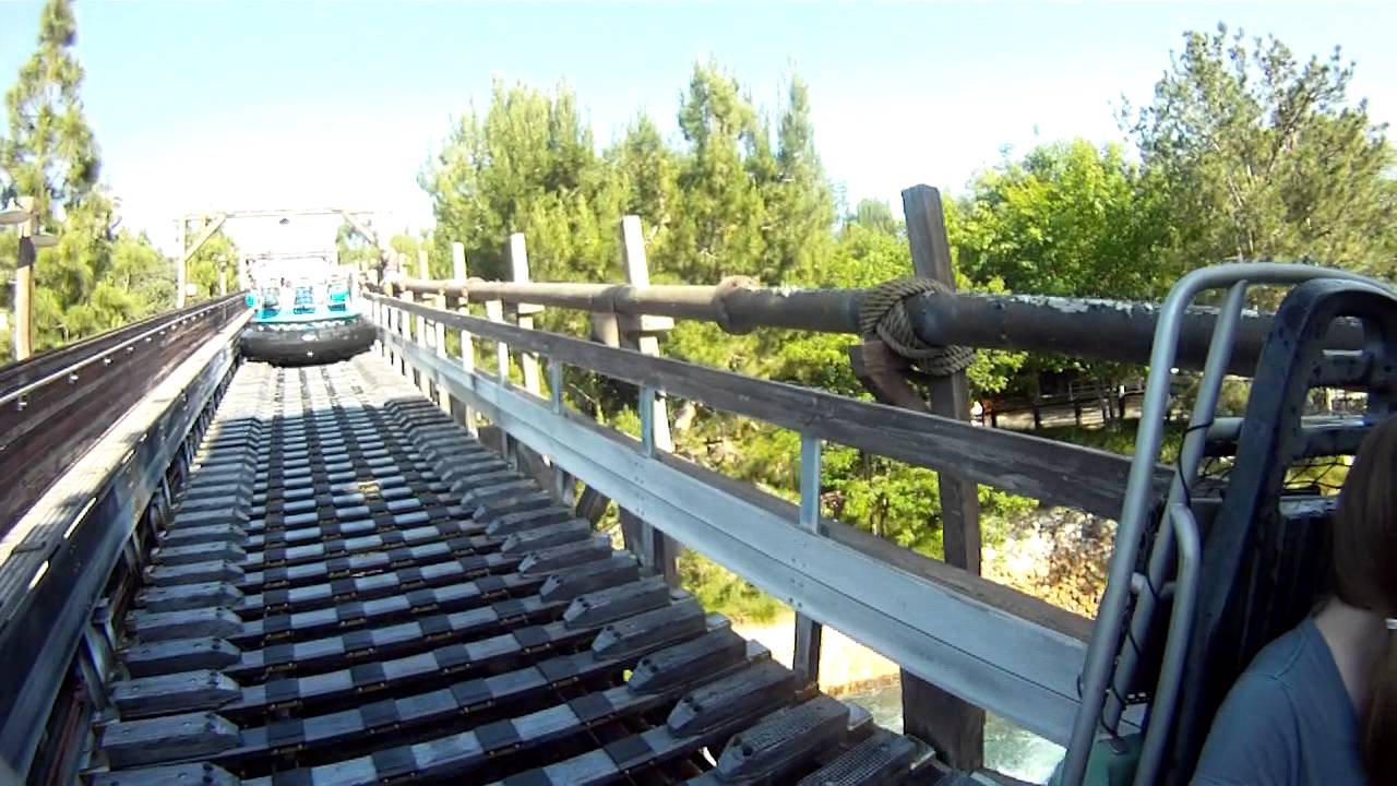 First ride on Disney's California Adventure - Grizzly Rapids - Start to Finish