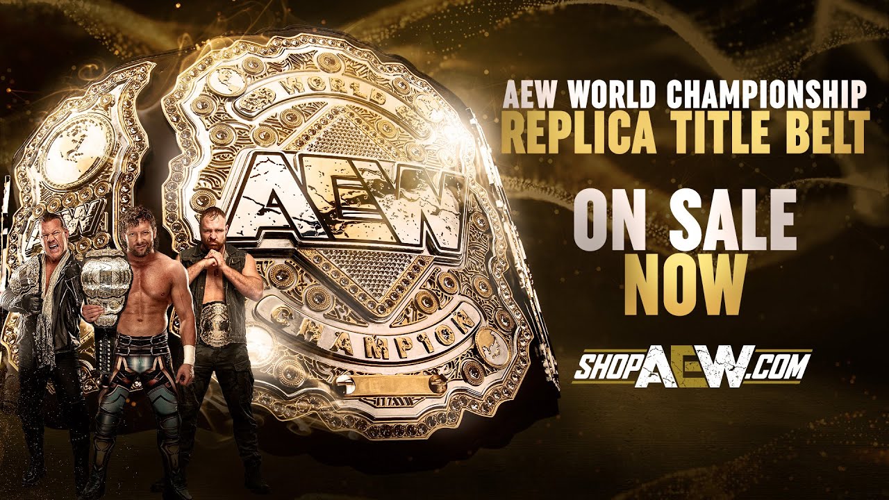 Shop AEW Exclusive: First Look at the AEW World Championship Replica Belt