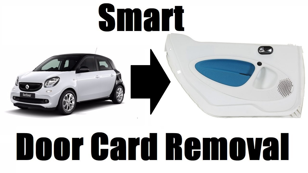 Снятие дверной панели Smart Forfour