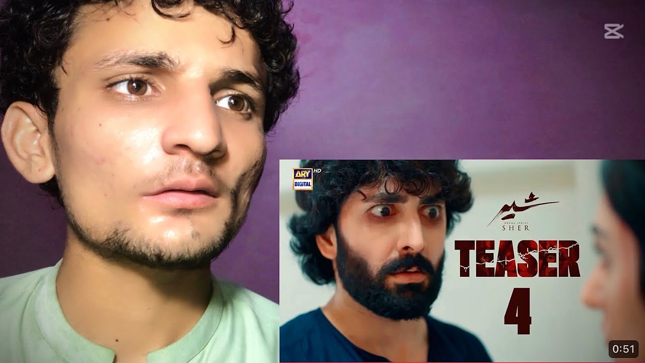 TEASER 4 - SHER | Danish Taimoor | Sarah Khan | REACTION