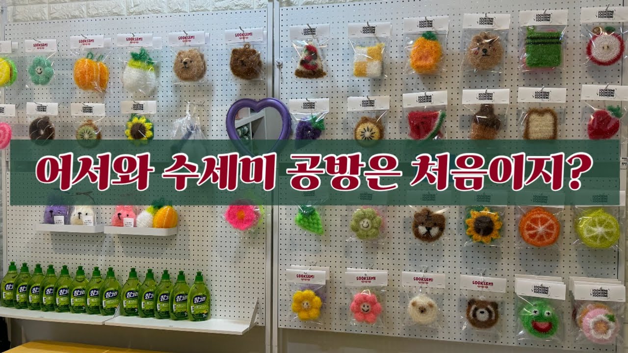 우리나라에 단 하나뿐인 수세미샵, 구경시켜드릴게요