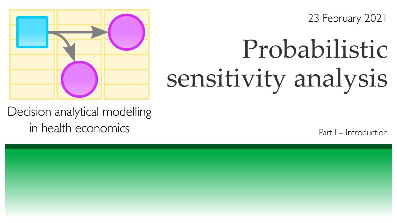 Probabilistic sensitivity analysis (PSA) - Part I (Introduction)