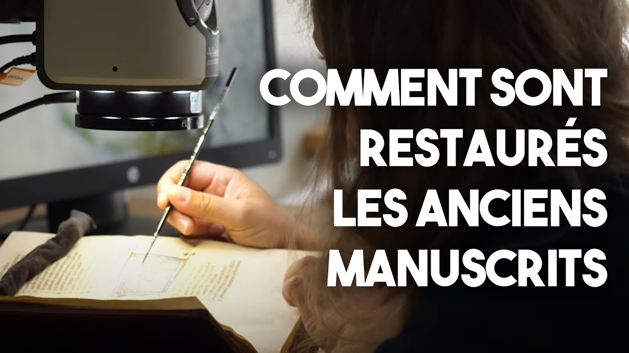 Restaurer des manuscrits anciens - Les métiers de l'Histoire