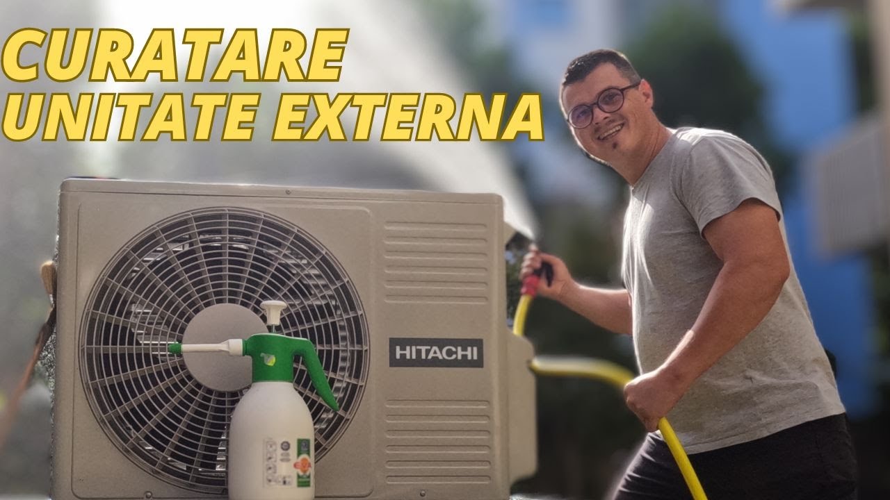 Очистка внешнего блока/кондиционера Hitachi 12000 BTU