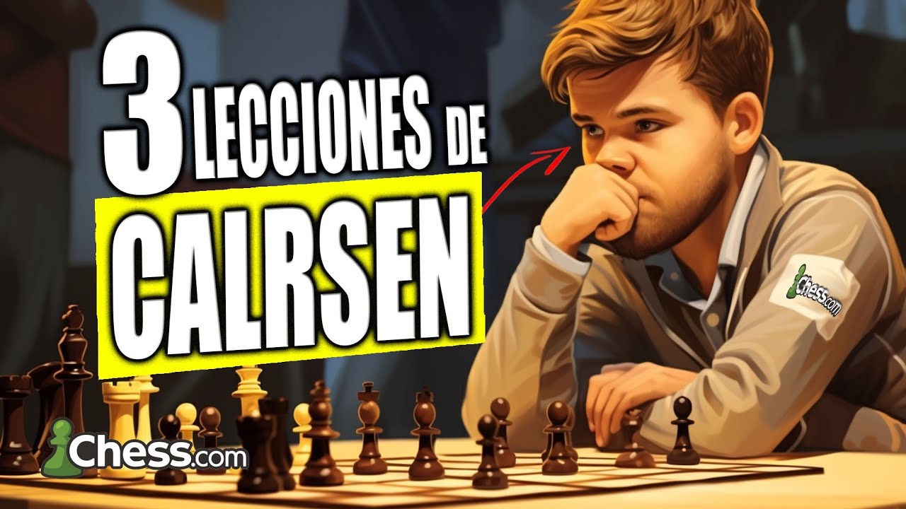 3 LECCIONES de Magnus CARLSEN  - Ajedrez en Chess.com