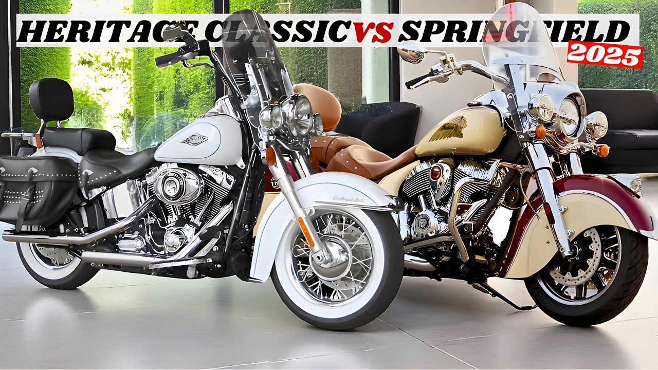 2025 Harley-Davidson Heritage Classic 117 vs Indian Springfield | Iconic Cruisers Face Off