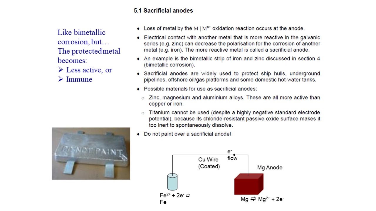 Corrosion Lecture 8: Corrosion protection
