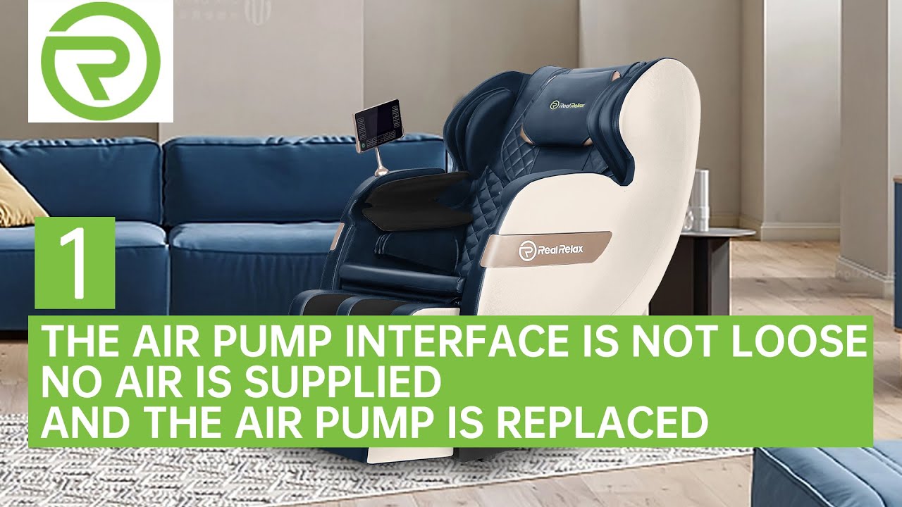Real Relax Favor 03 Massage Chair Maintenance -Air Pump Interface
