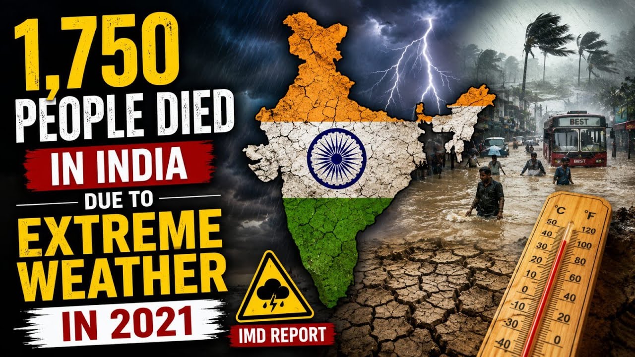 1,750 People Died in India Due to Extreme Weather in 2021 | IMD Report