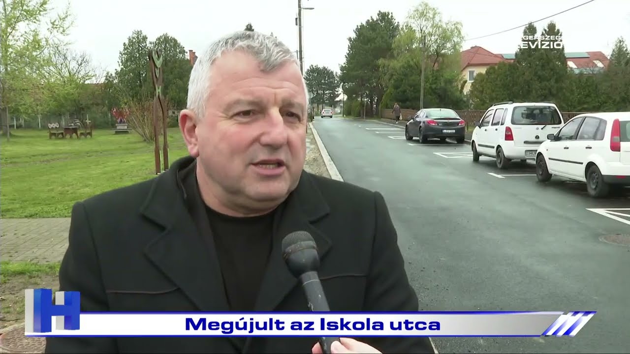 Megújult az Iskola utca – ZTV Híradó 2023-04-18