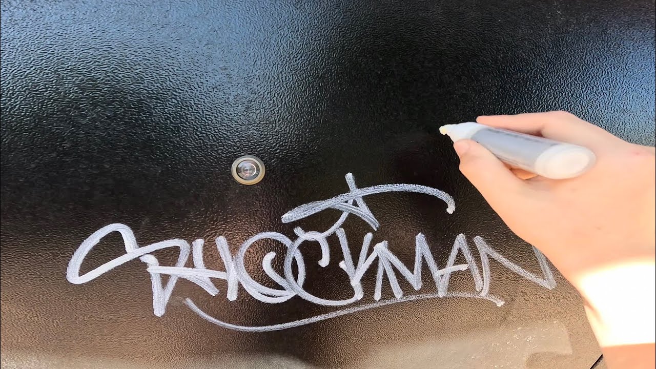 Graffiti test with shockman \\ MTN WATER BASED 8ММ CHISEL