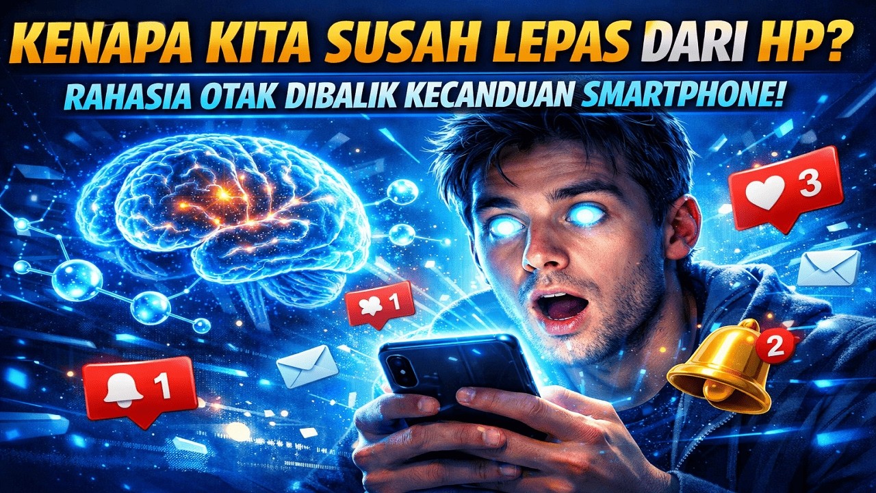 Kenapa Kita Susah Lepas dari HP? Rahasia Otak Dibalik Kecanduan Smartphone! 📱🧠