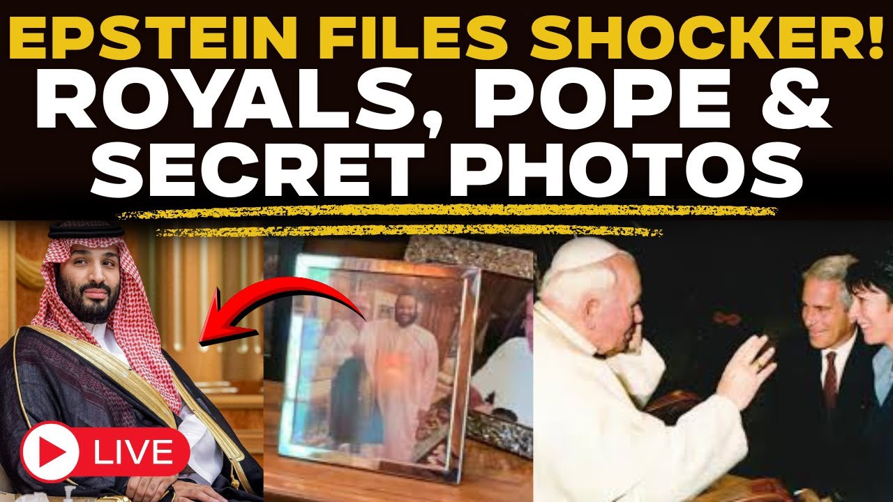 Epstein Files LIVE: New Photos Reveal Royals, Pope John Paul II, IDF Sweater, and Sensitive Photos