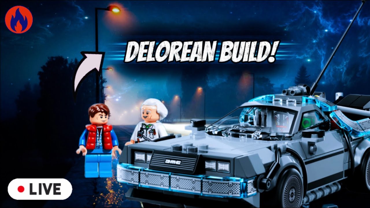 Building Lego Delorean Car! | FKTD34!
