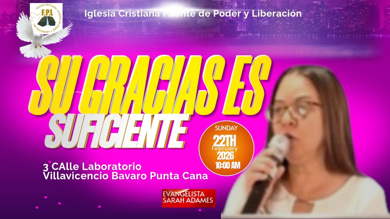 SARAH ADAMES _ SU  GRACIAS  ES  SUFICIENTE