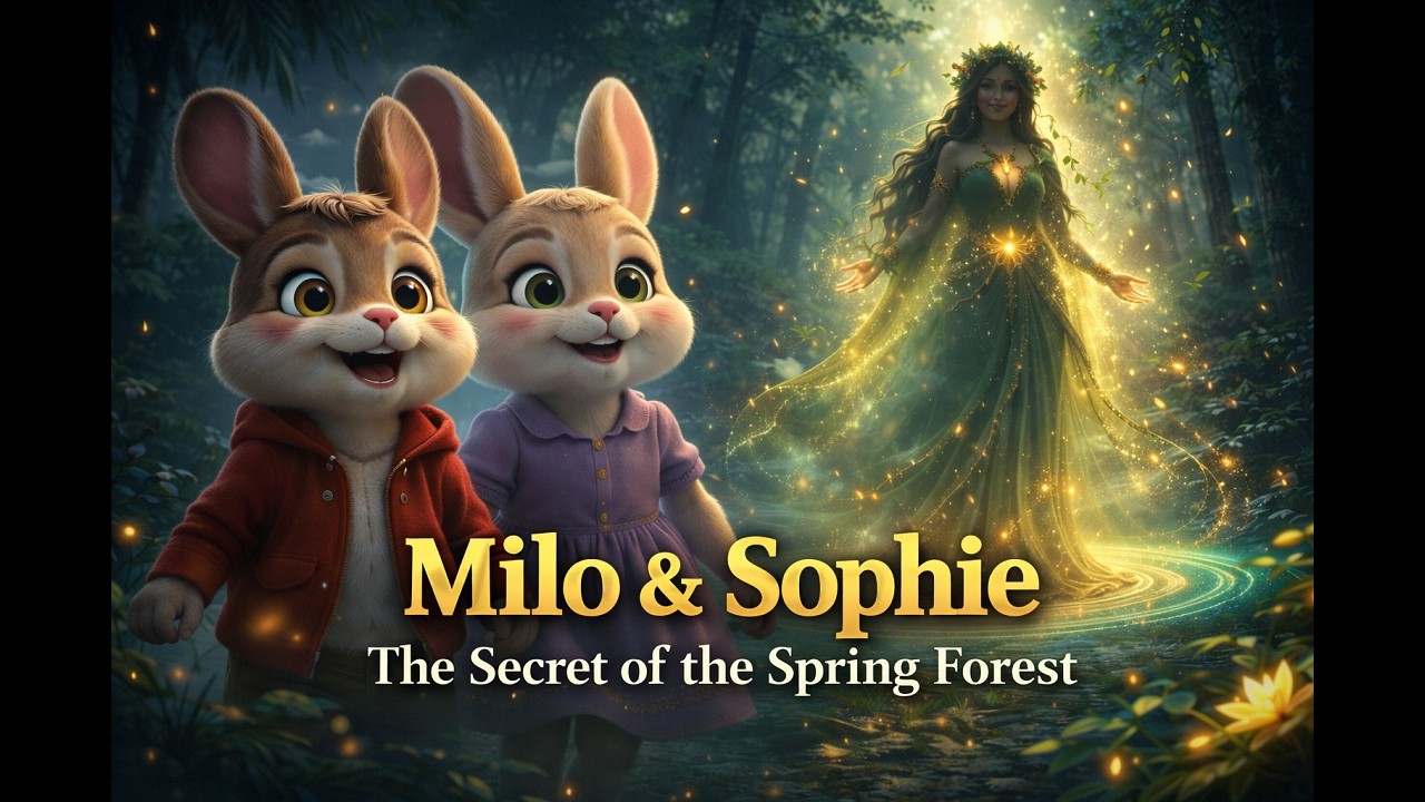 Milo & Sophie – The Secret of the Spring Forest | Magical Kids Story | Animated Movie | Grok | Suno