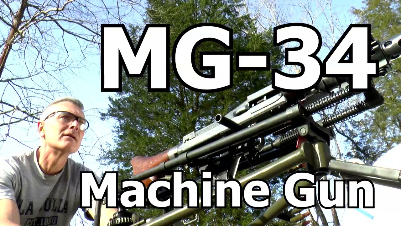MG-34 Machine Gun on MG-3 Tripod