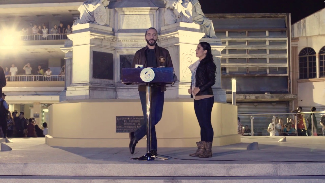 Inauguración de la Plaza Morazán