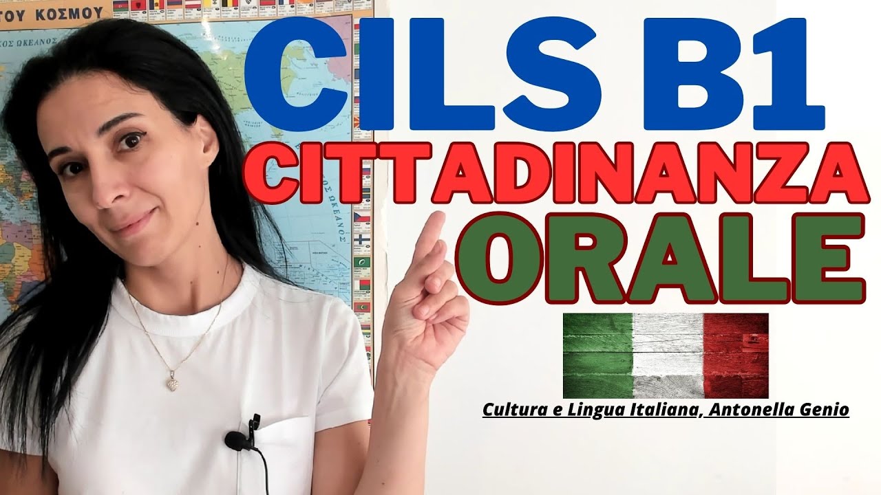 CILS B1 CITTADINANZA, Produzione ORALE, esempio