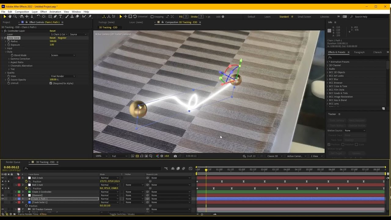 Connect Layers PRO elastic rope - tạo hiệu ứng d&acirc;y thun nối c&aacute;c vật thể - After Effects tutorial